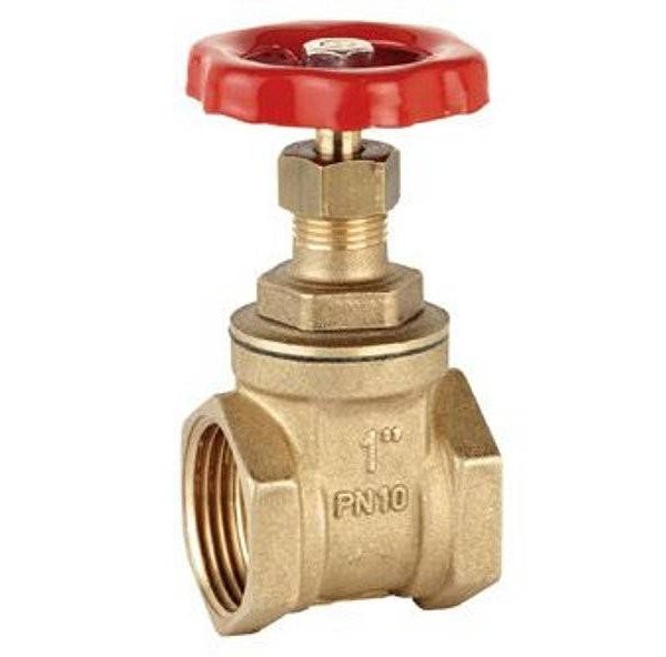 VALVULA DE COMPUERTA BRONCE 1 1/4' HI-HI